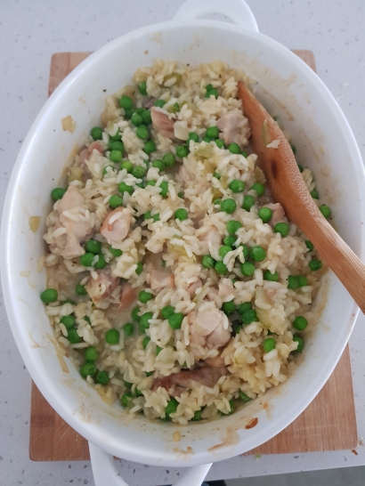 Baked Chicken Risotto